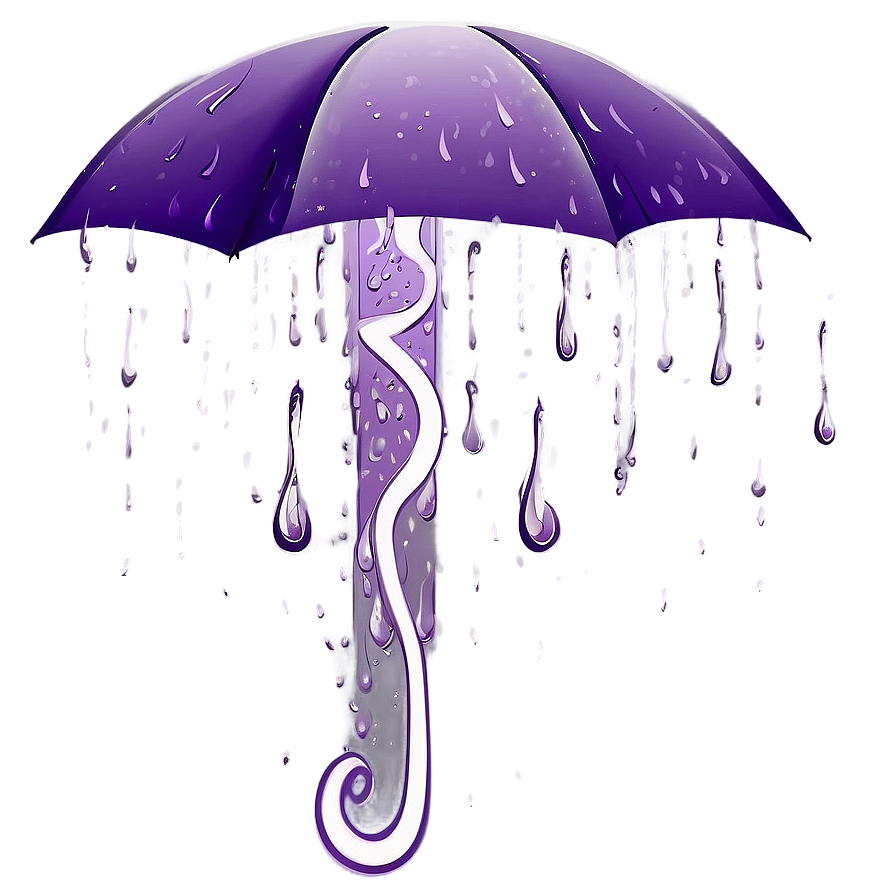 Light Purple Rain Ambiance Png Ual10