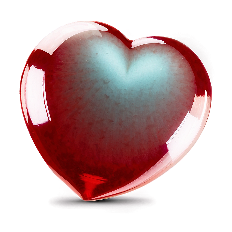 Light Red Heart Png 05242024