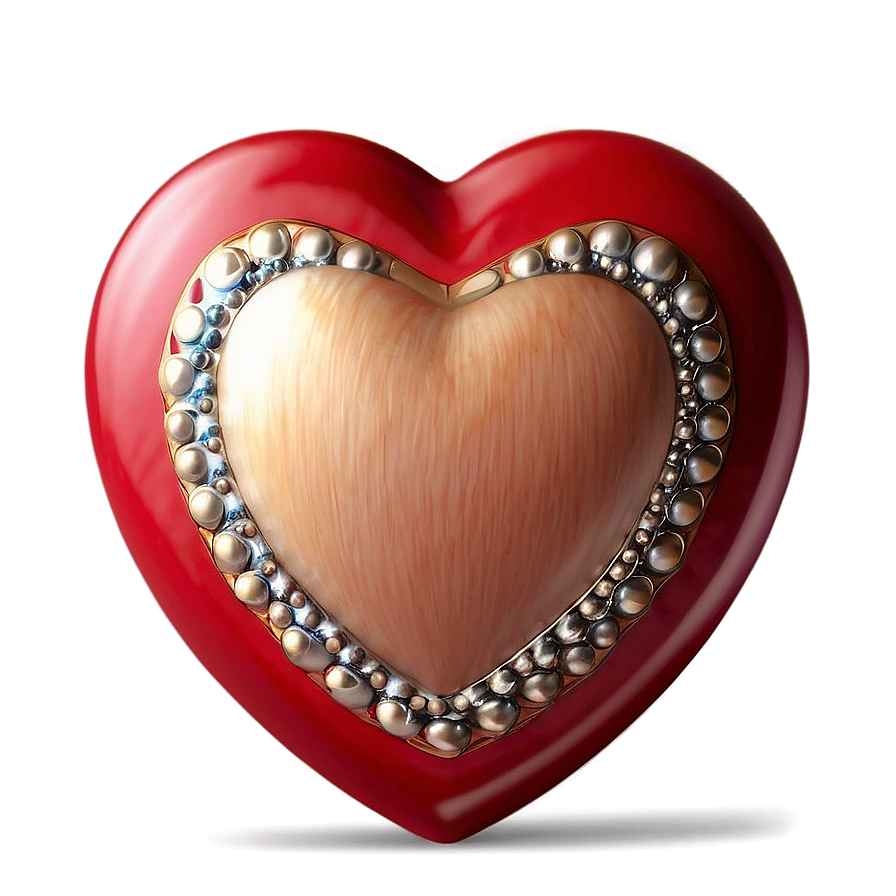 Light Red Heart Png Yky41