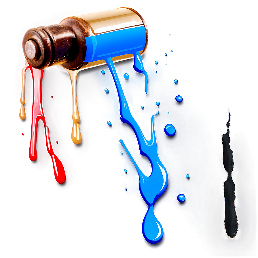 Light Spray Paint Drip Png 06282024