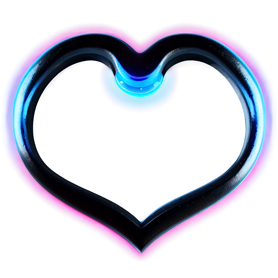 Light Up Neon Heart Png Gop72