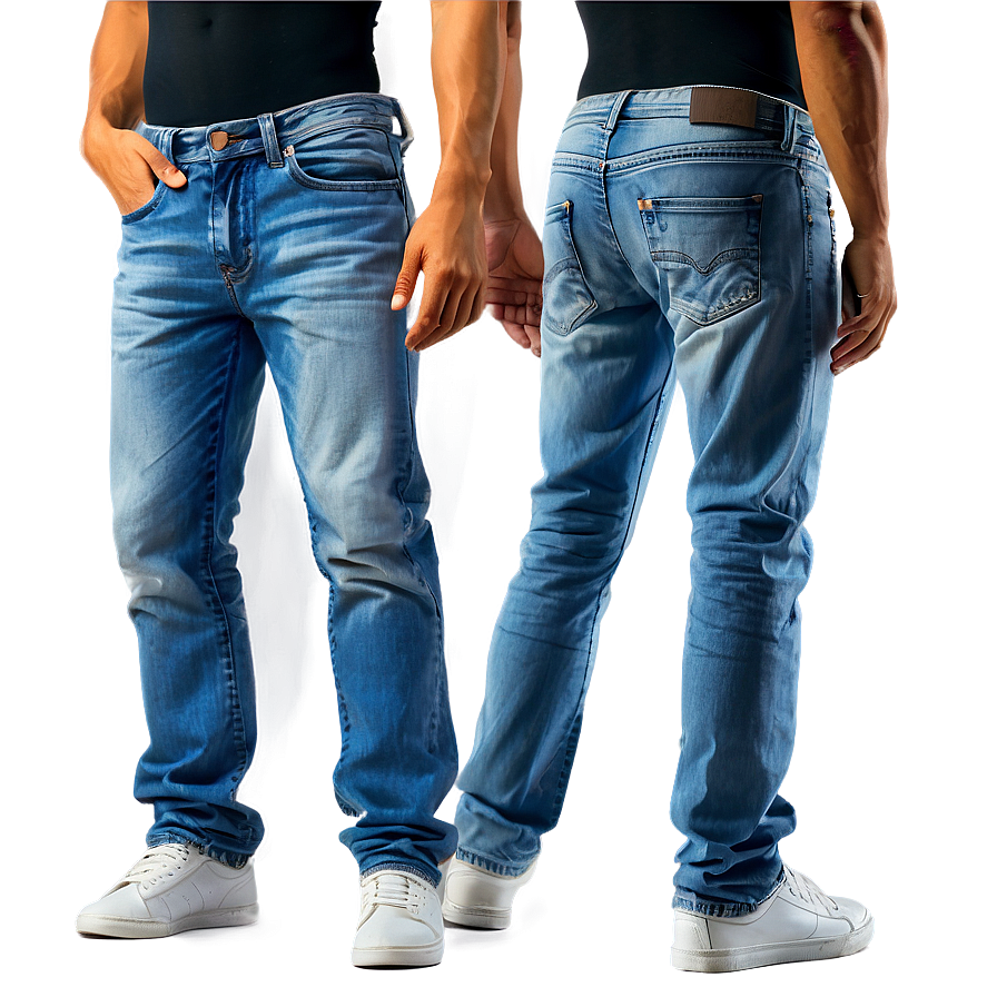 Light Wash Jean Png Xbn