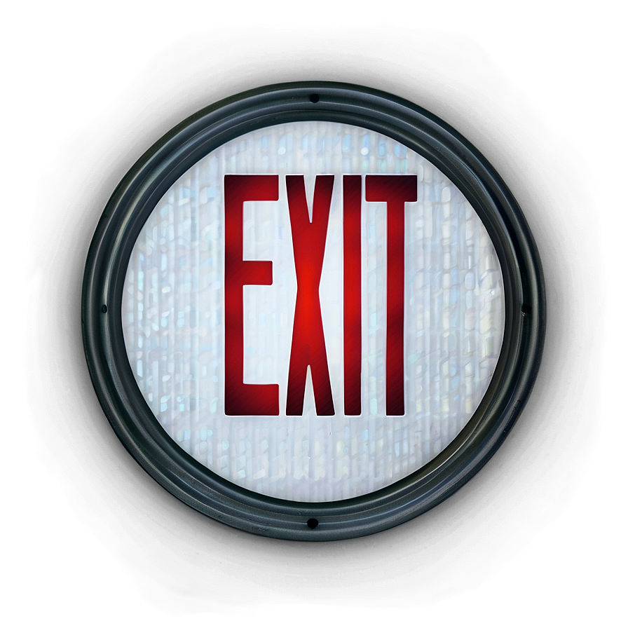 Lighted Exit Sign Png 06262024