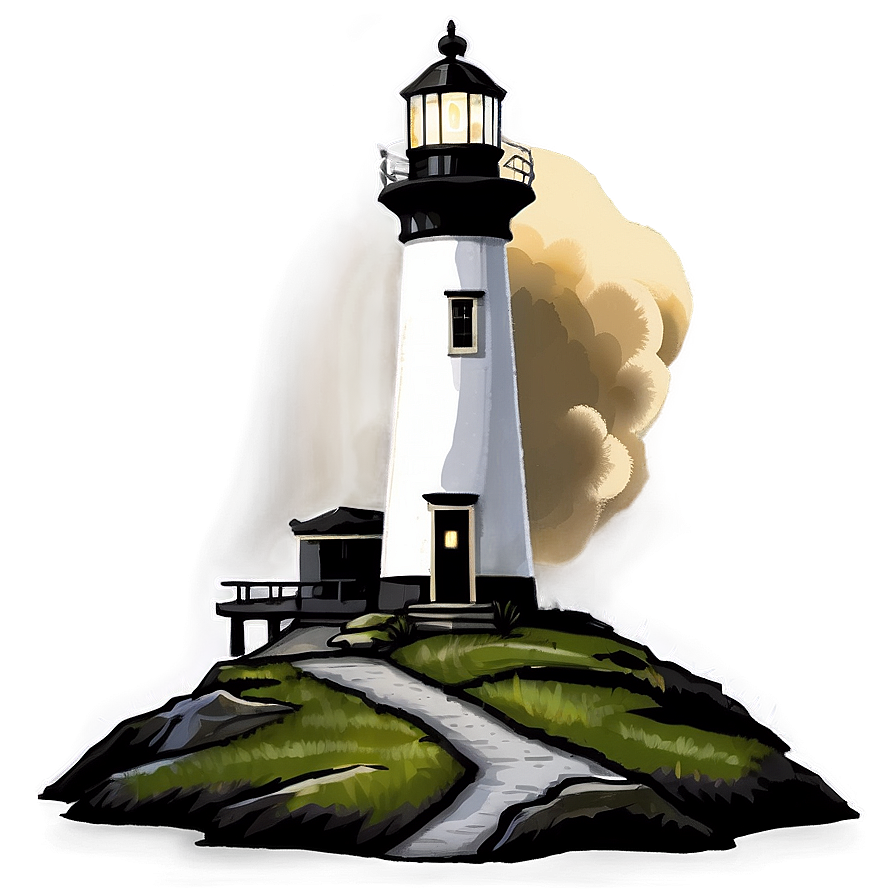 Lighthouse Landscape Png Llb