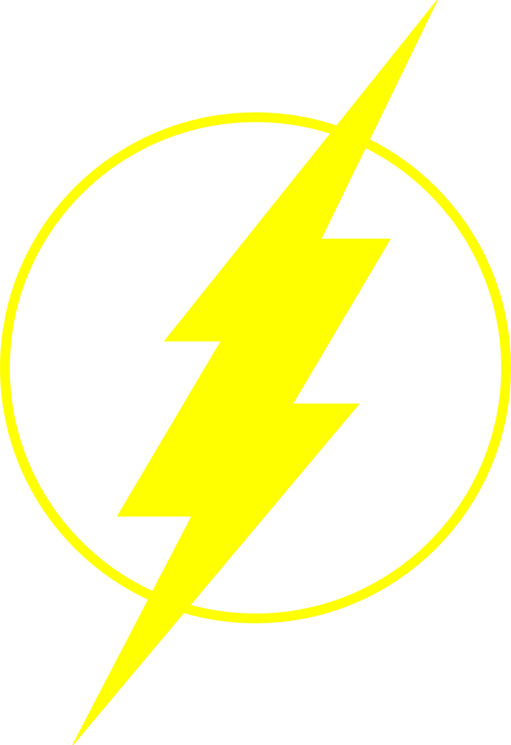 Lightning Bolt Superhero Logo