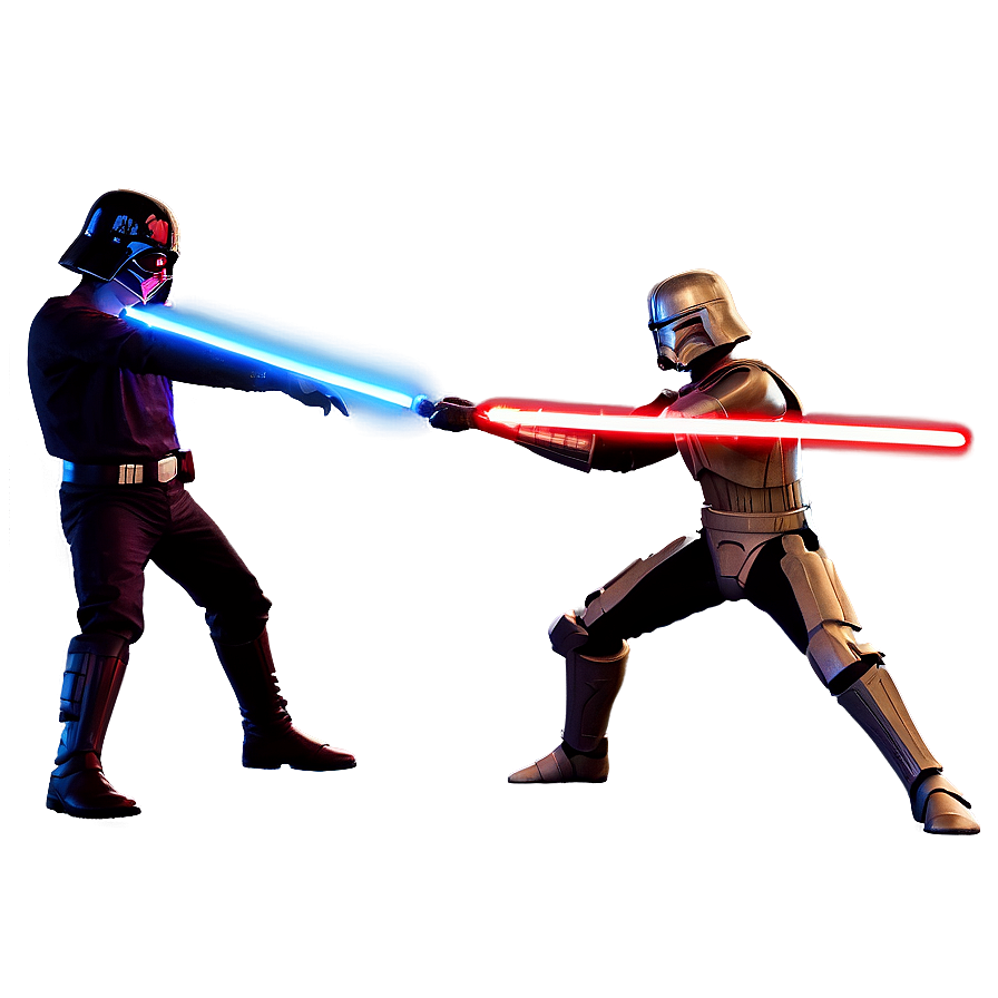 Lightsaber Fight Stance Png Asc87