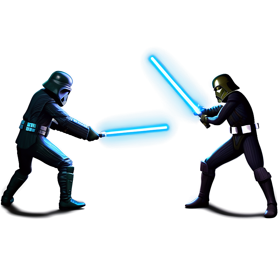 Lightsaber Fight Stance Png Qsj