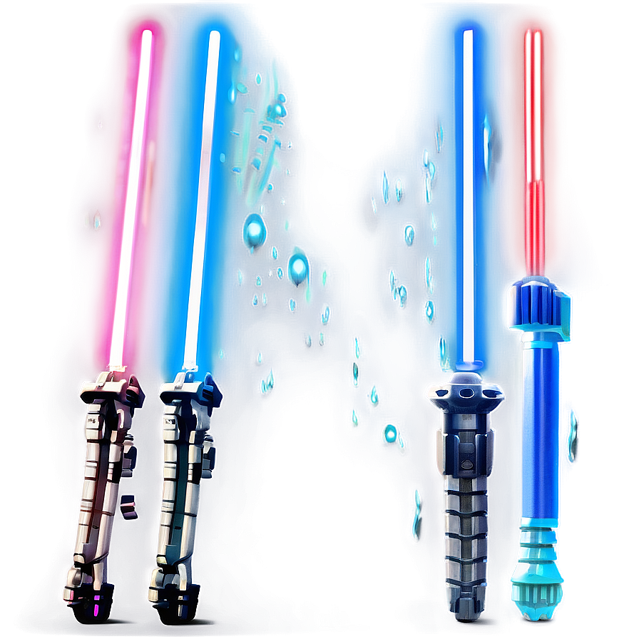 Lightsaber In Rain Effect Png 05042024