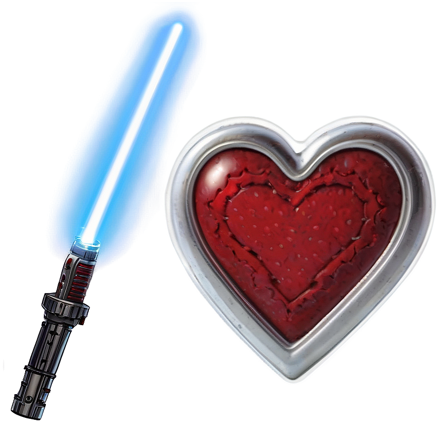 Lightsaber Through Heart Png 40