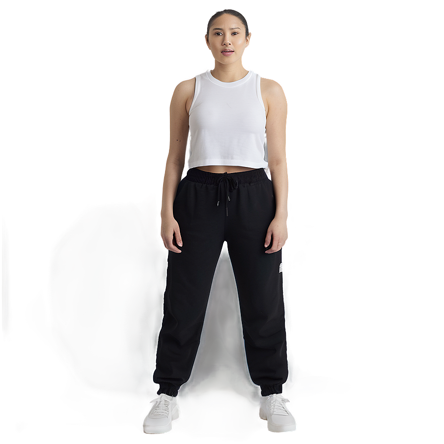 Lightweight Black Sweatpants Png Tsh