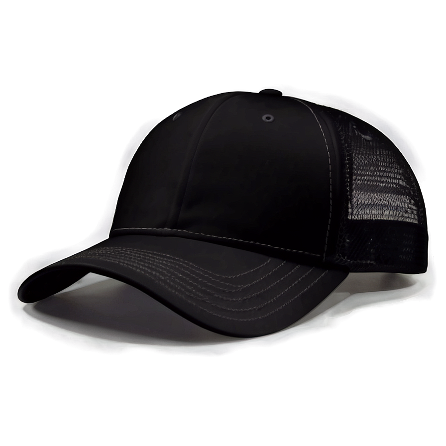 Lightweight Black Trucker Hat Png Xst14