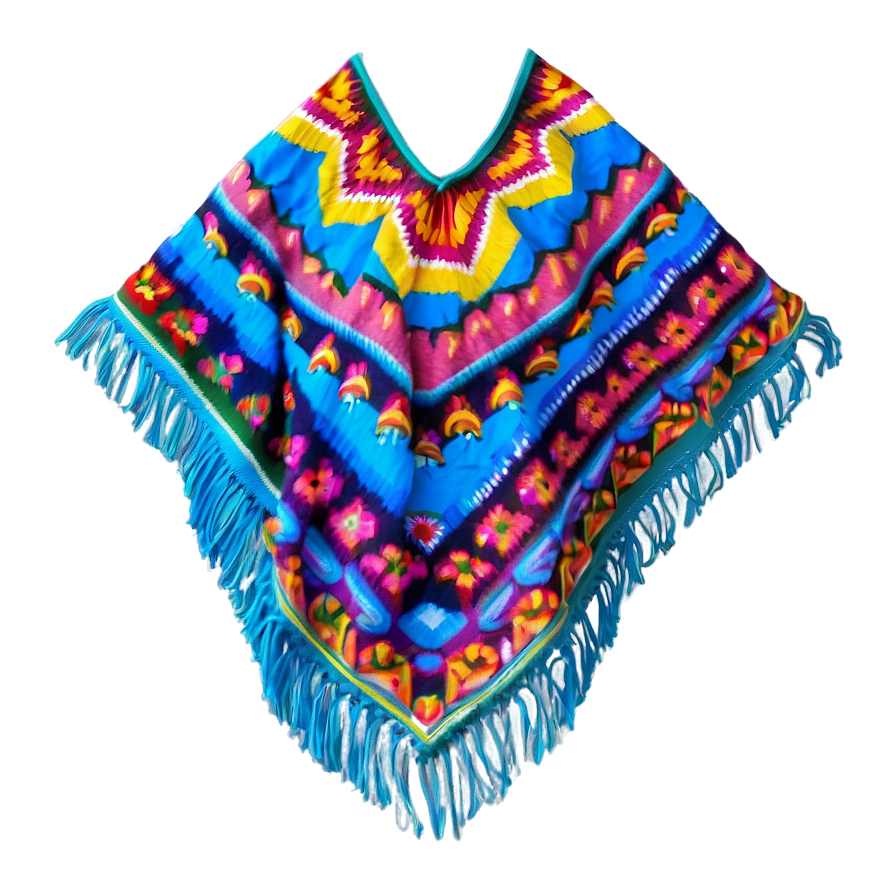 Lightweight Mexican Poncho Png 82