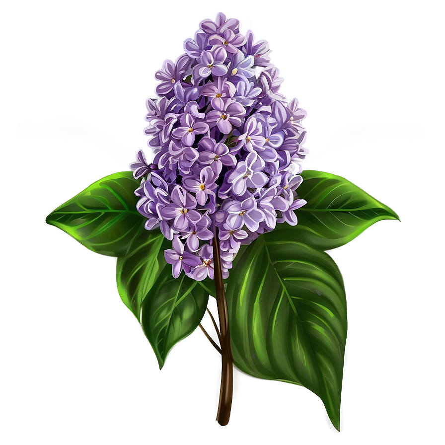 Lilac Illustration Png 06122024