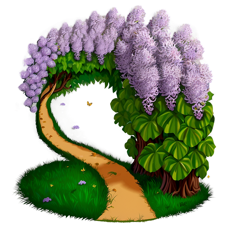 Lilac Path Png 5