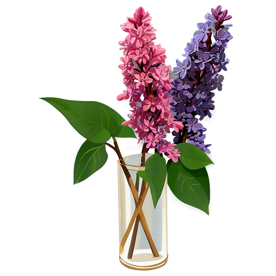 Lilacs In Vase Png 7