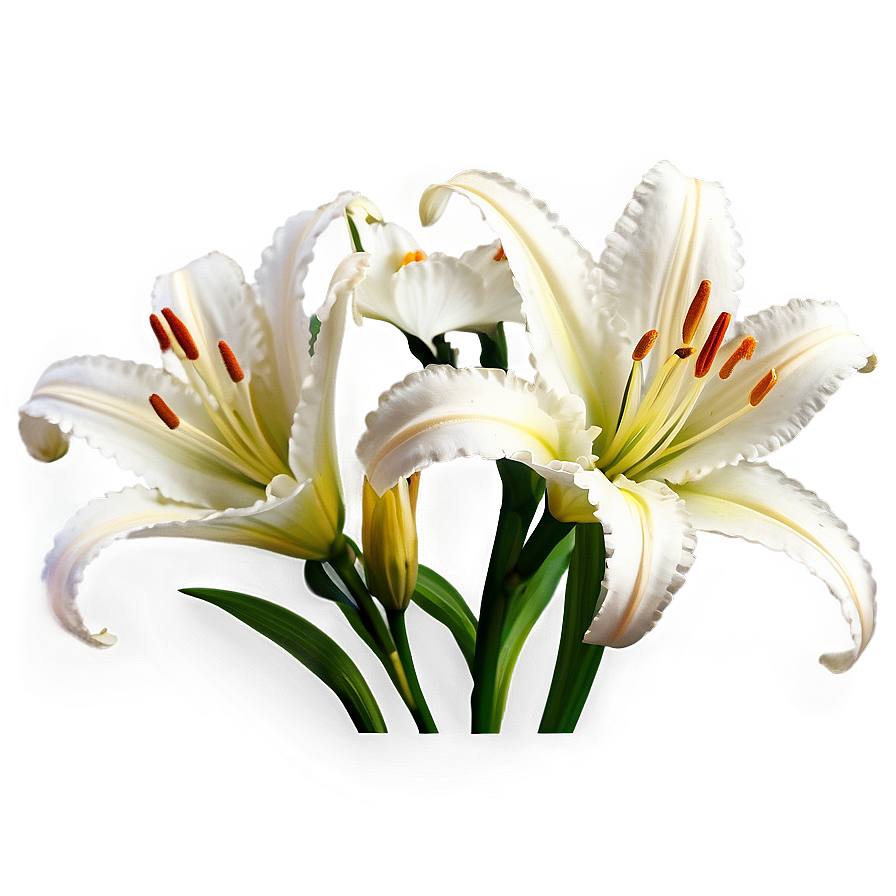 Lilies And Daisies Png Dky