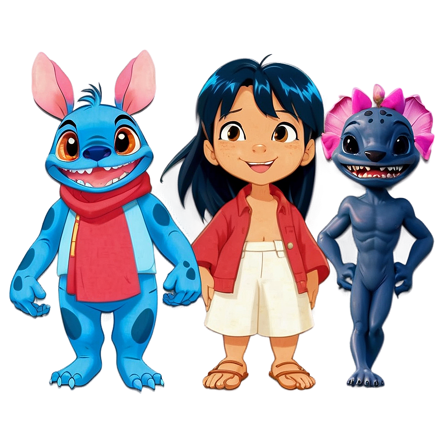 Lilo And Stitch Characters Png Rbm