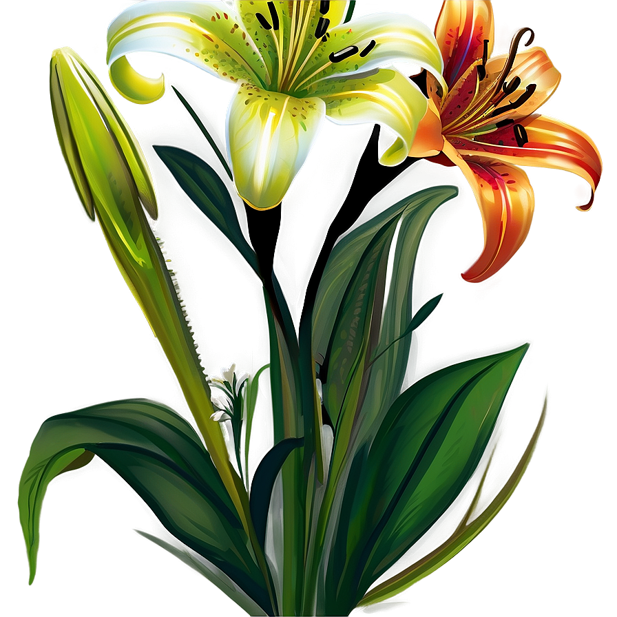 Lily Bouquet Png 60