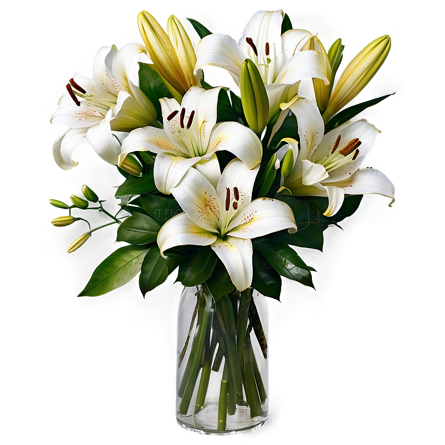 Lily Bouquet Png Hfk