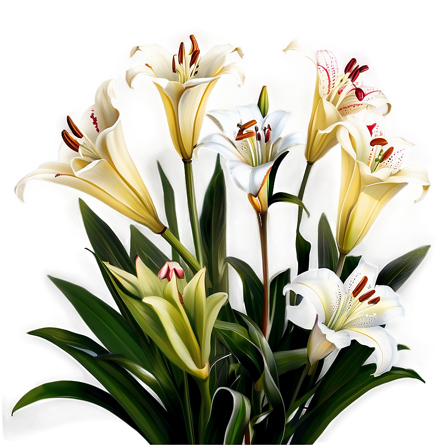 Lily Bouquet Png Krl94