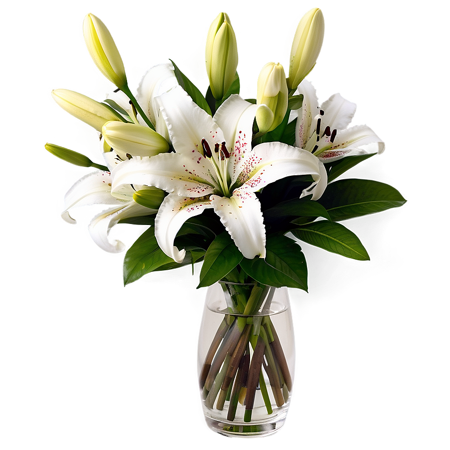 Lily Flower Arrangement Png 06272024