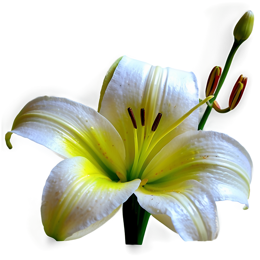 Lily Flower Art Png Eau32