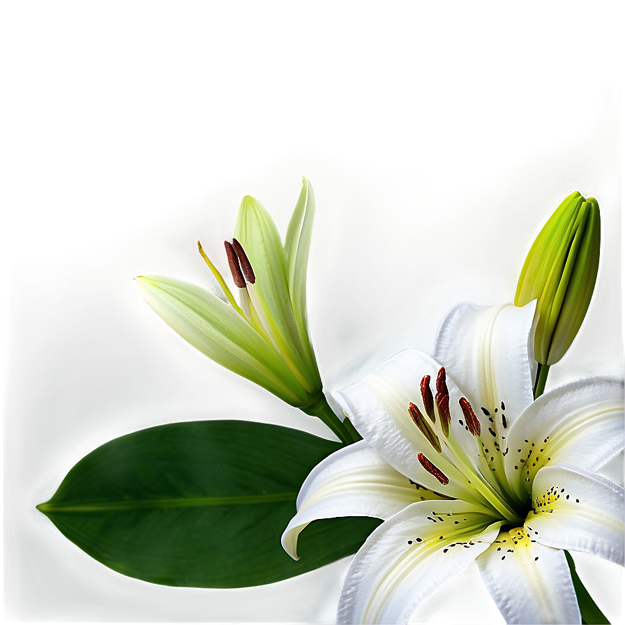 Lily Flower Background Png Mvd