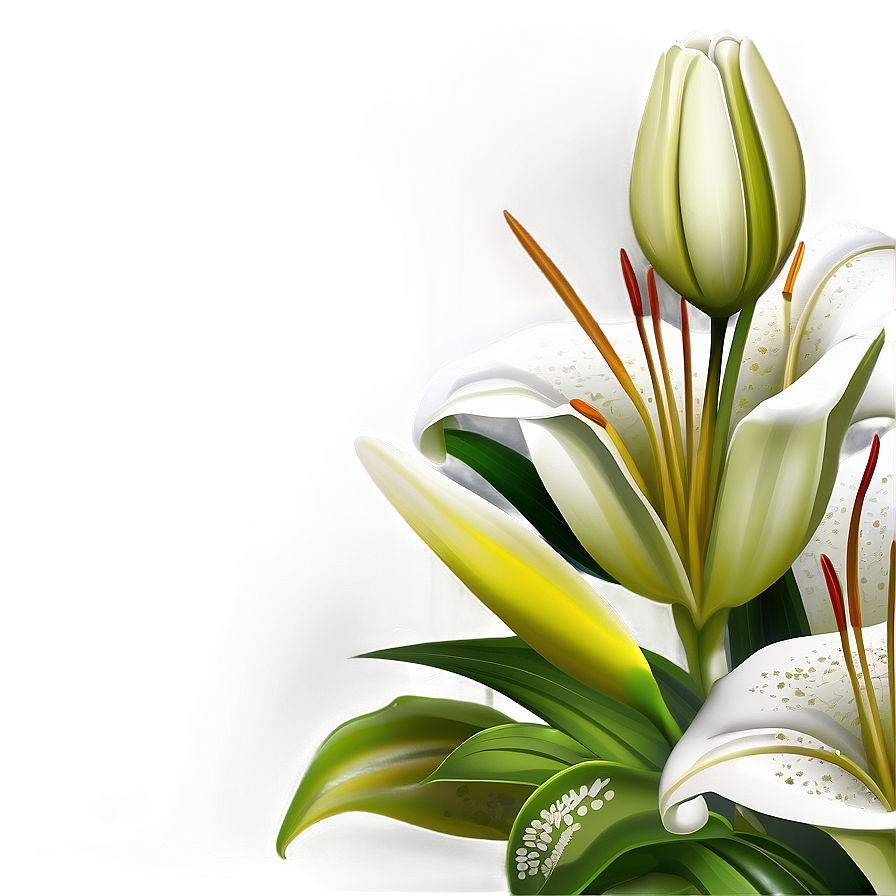 Lily Flower Bouquet Png 60