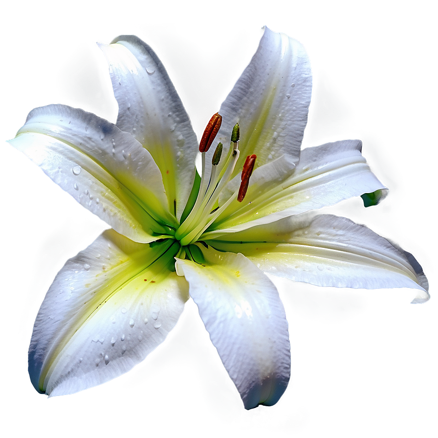 Lily Flower Night Bloom Png Yme