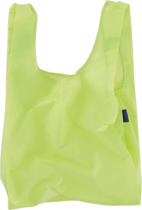 Lime Green Plastic Bag