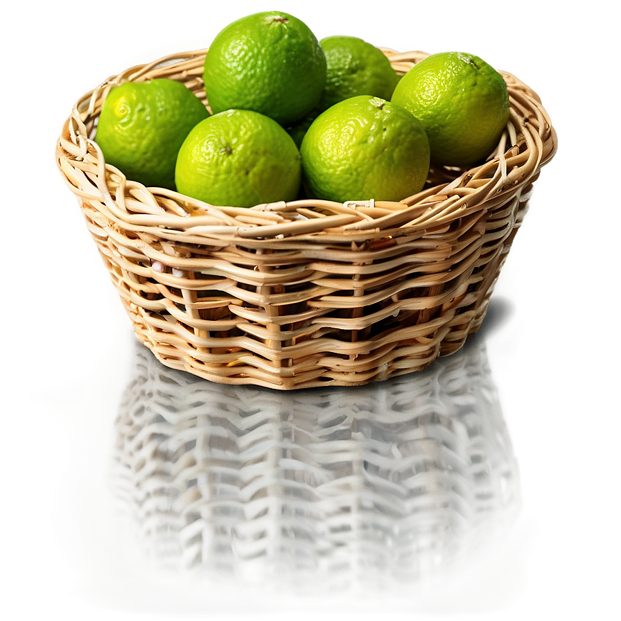 Lime In Basket Png Vmm35