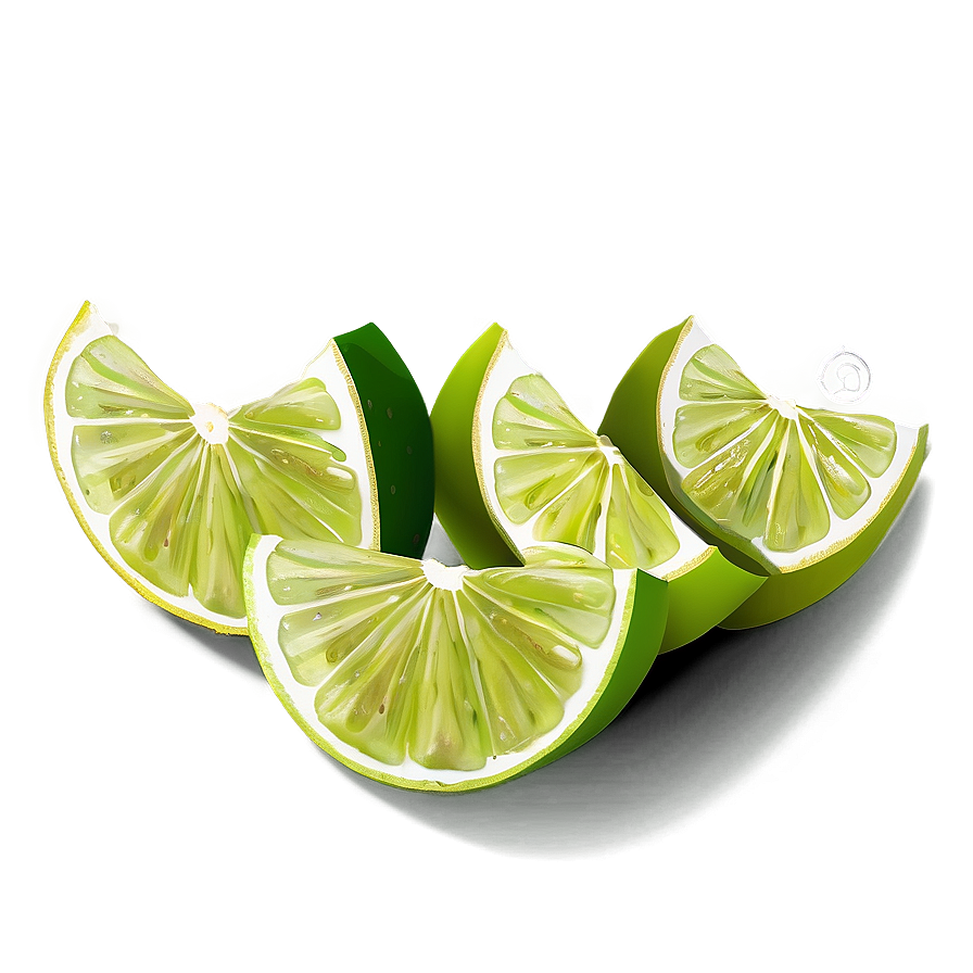 Lime Slice Art Png Sde