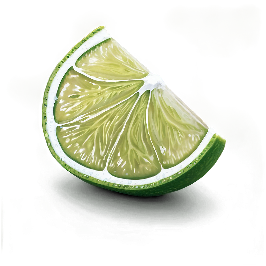 Lime Slice Bright Png Plv88