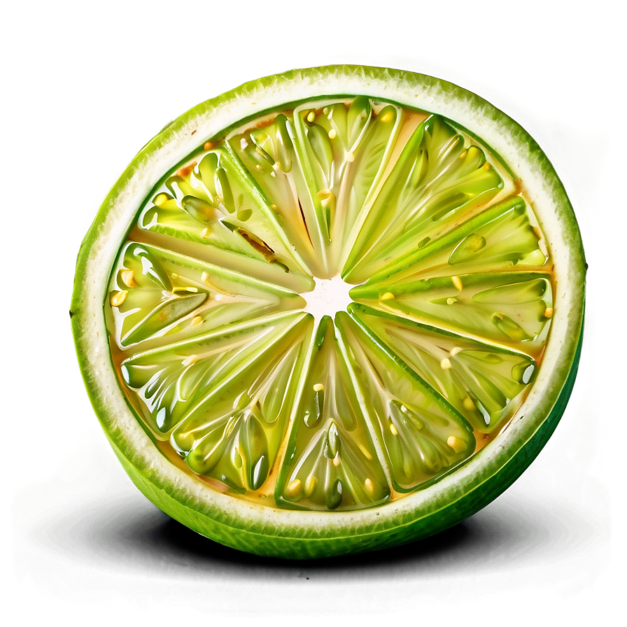 Lime Slice Design Png Mqa