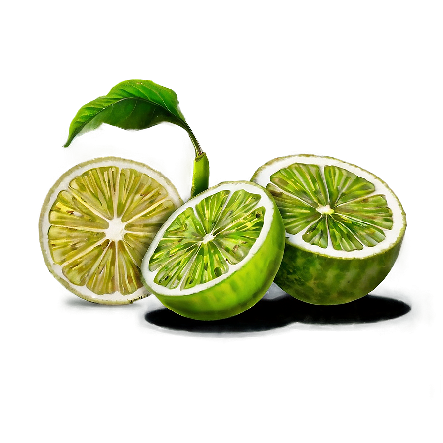 Lime Slice Detail Png 24