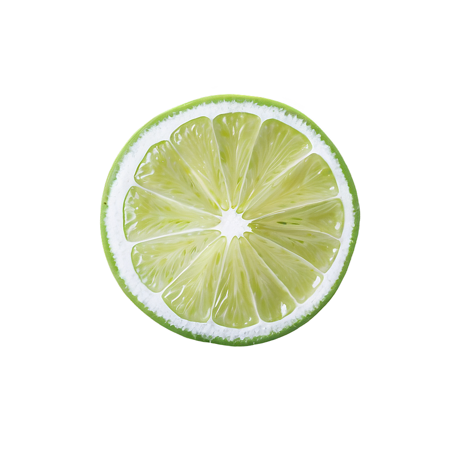 Lime Slice Refreshing Png Uhb