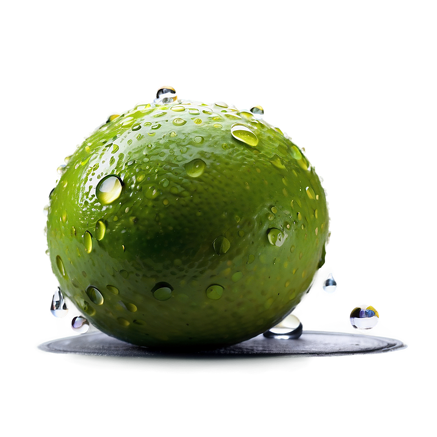 Lime With Drops Png 96