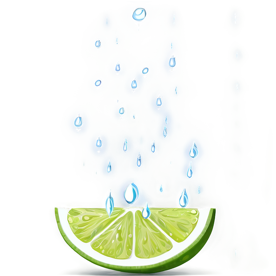 Lime With Drops Png Dqr