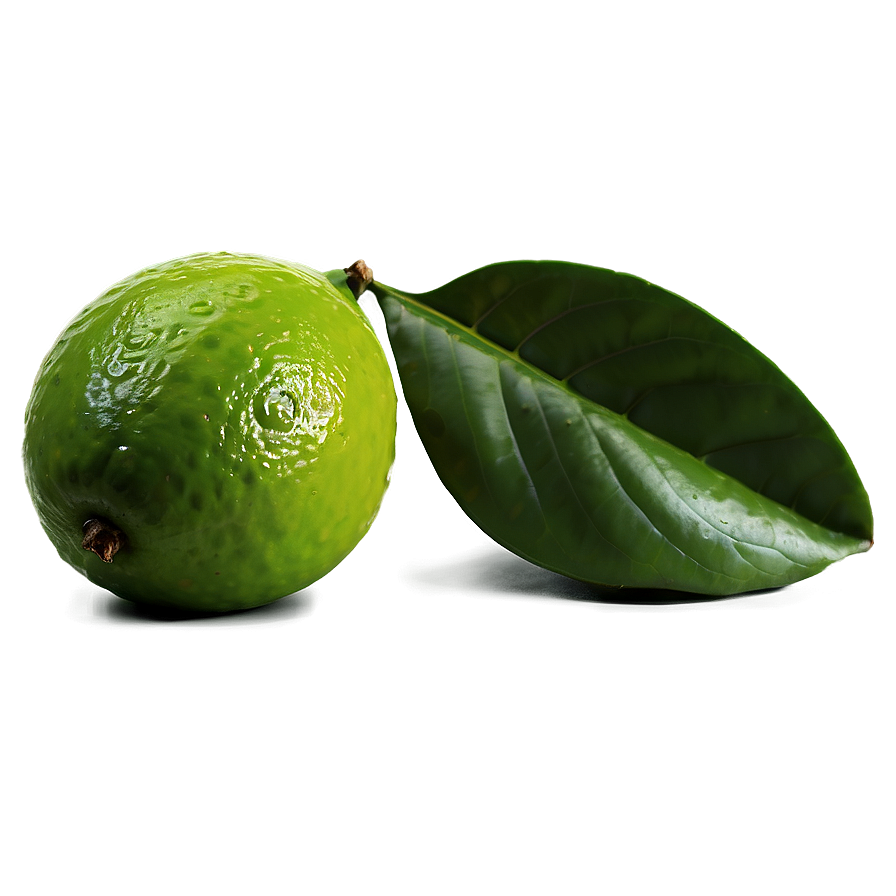 Lime With Leaf Png Ueh11