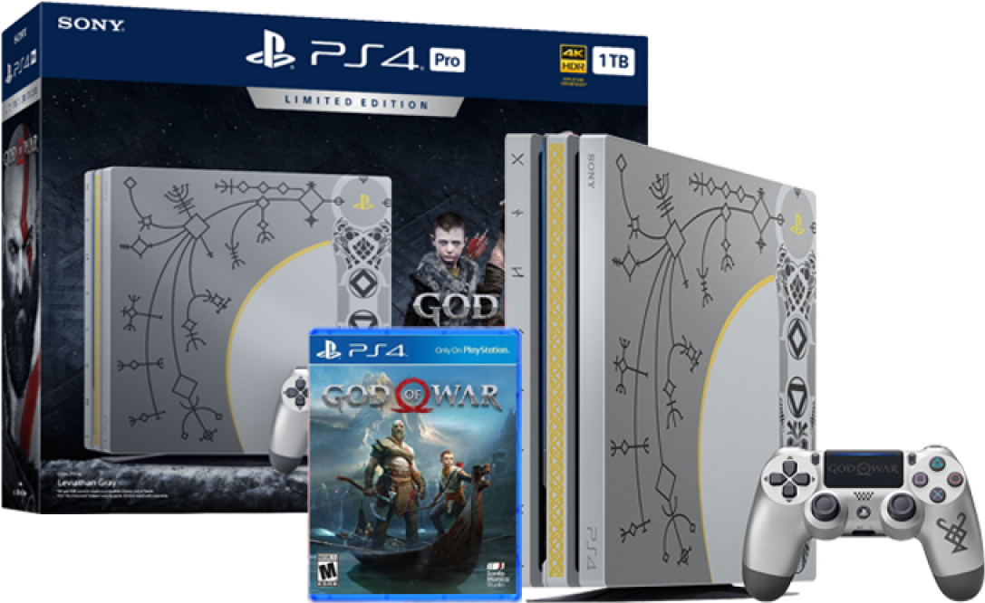 Limited Edition Godof War P S4 Pro Bundle