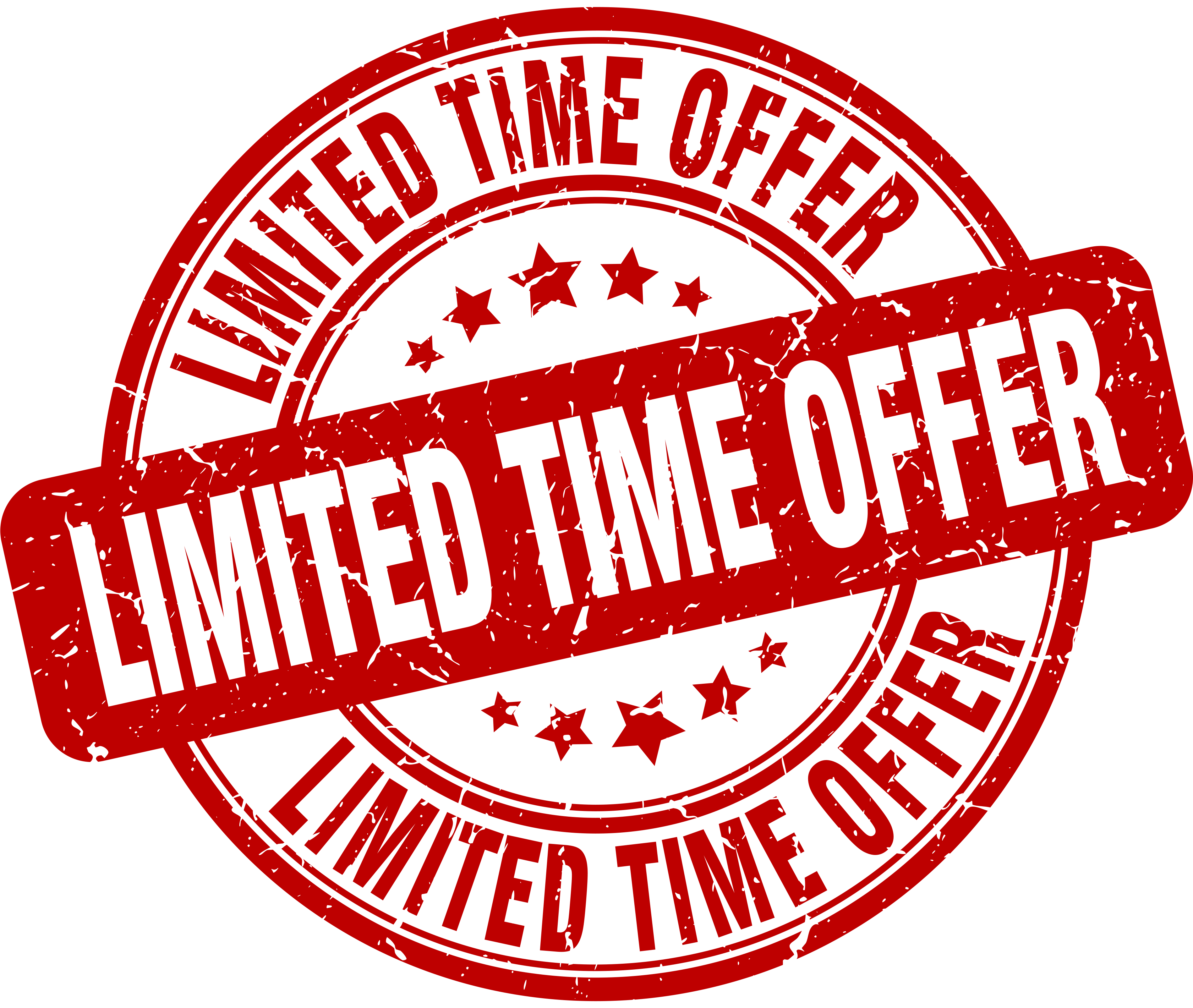 Limited Time Offer Stamp