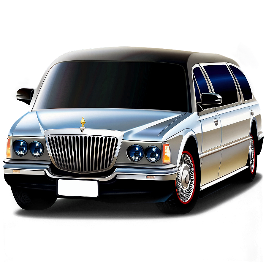 Limousine Car Vector Artwork Png 06202024