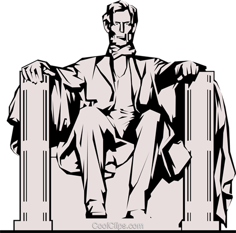 Lincoln Memorial Vector Illustration