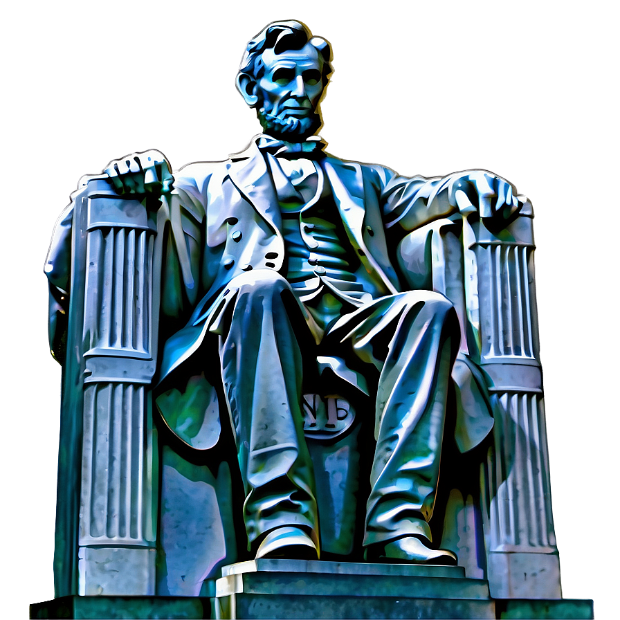 Lincoln Monument Illustration Png 06242024