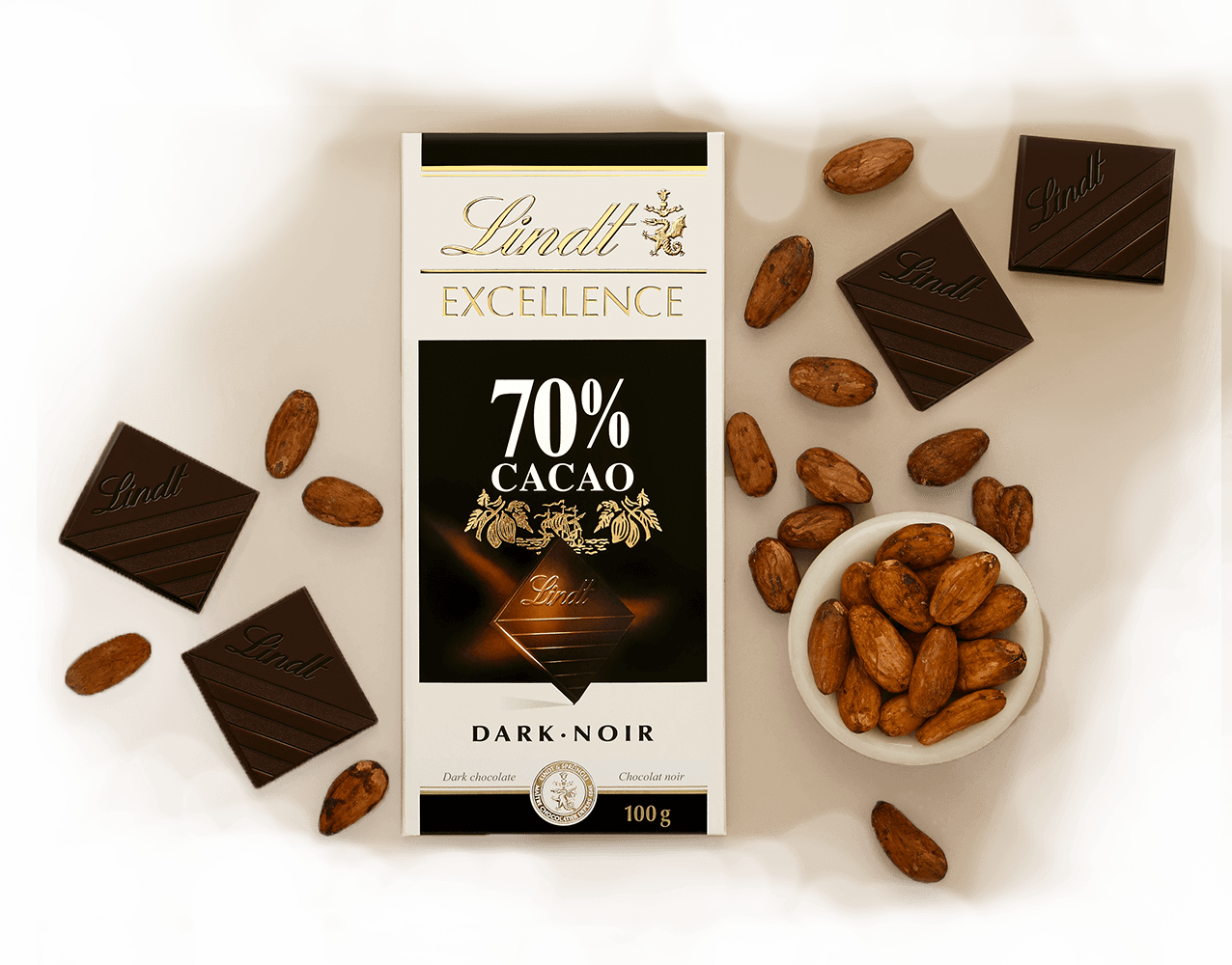 Lindt Excellence70 Percent Cacao Dark Chocolate