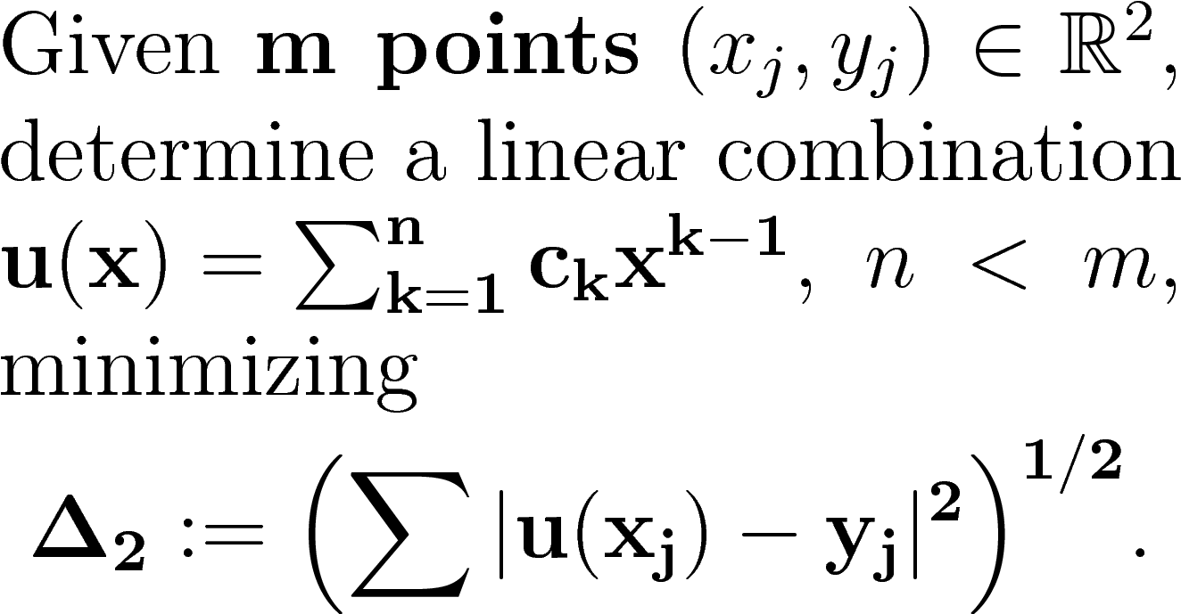 Linear Combination Minimization Formula