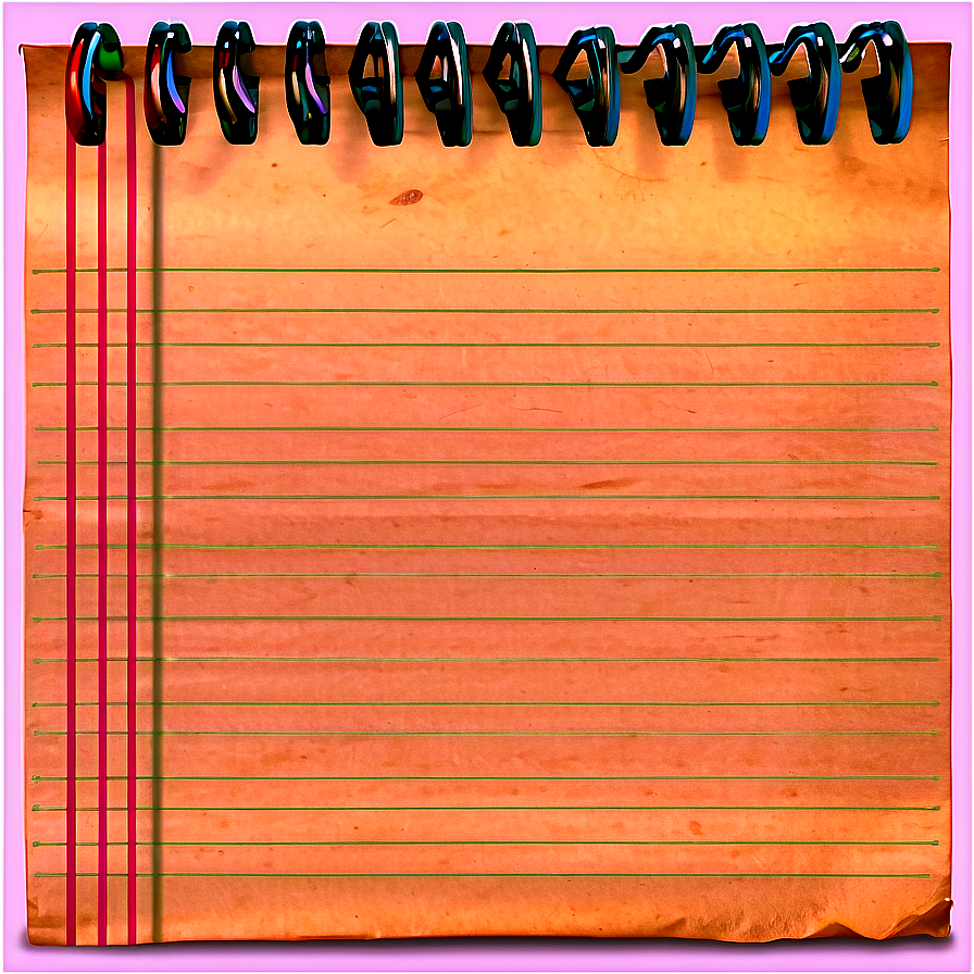 Lined Note Paper Png 32