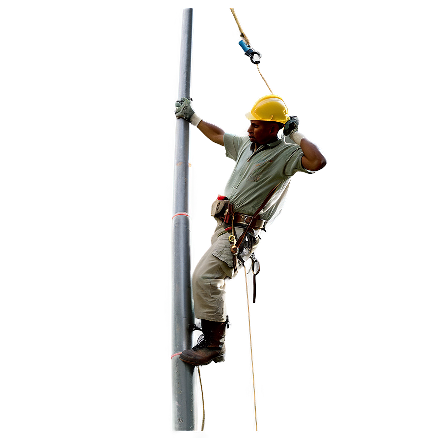 Lineman Pole Climbing Gear Png 06282024