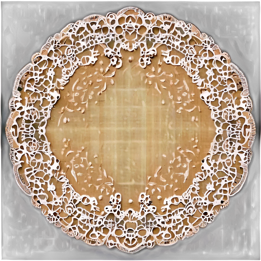 Linen Doily Texture Png 06122024