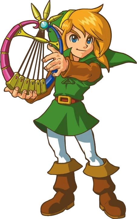 Link Playing Harp Artwork